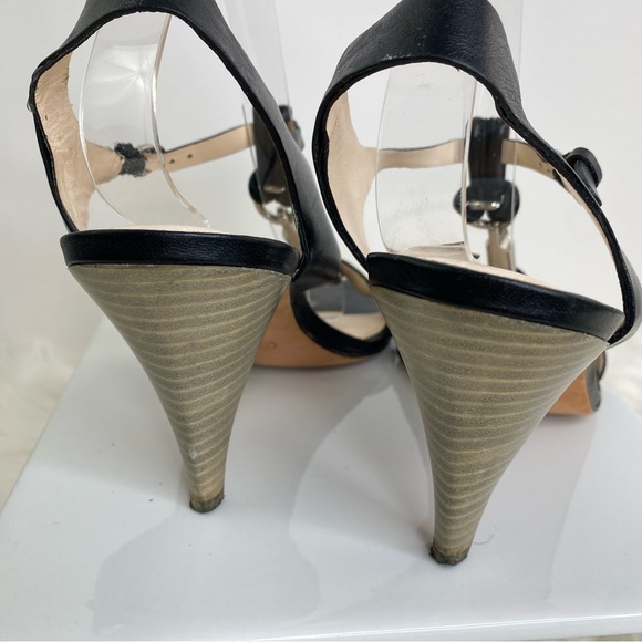 Coach Strappy Patent Leather Heels Sandals - Picture 3 of 6